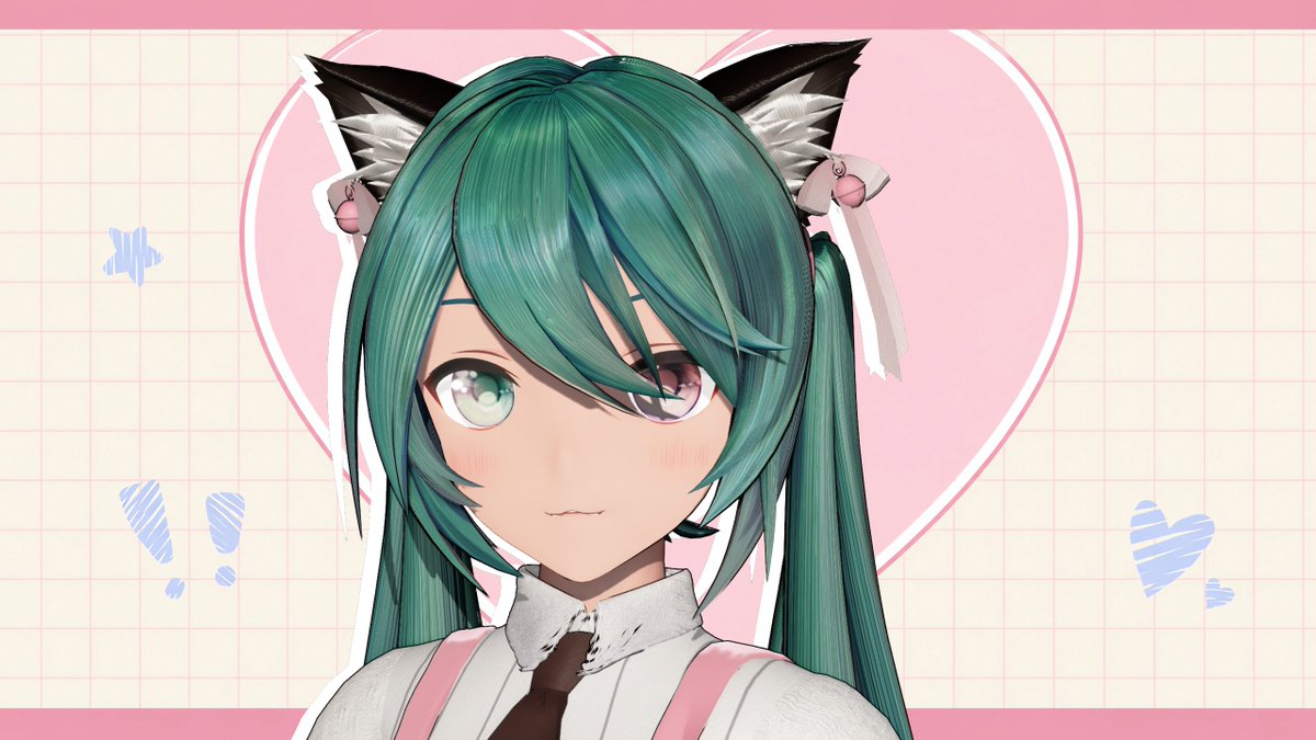 NyankoMMD's tweet photo. 🤍🩷🤍🩷🤍
#初音ミク #MMD https://t.co/v7S1OFjNw6