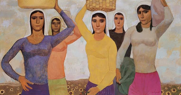 benbegumsen's tweet photo. Nuri İyem Anadolu'yu, Diego Rivera Meksika'yı resmetti; ikisi de kadınların sessiz emeğini tuvale taşıdı. https://t.co/qnbqgD2SGc