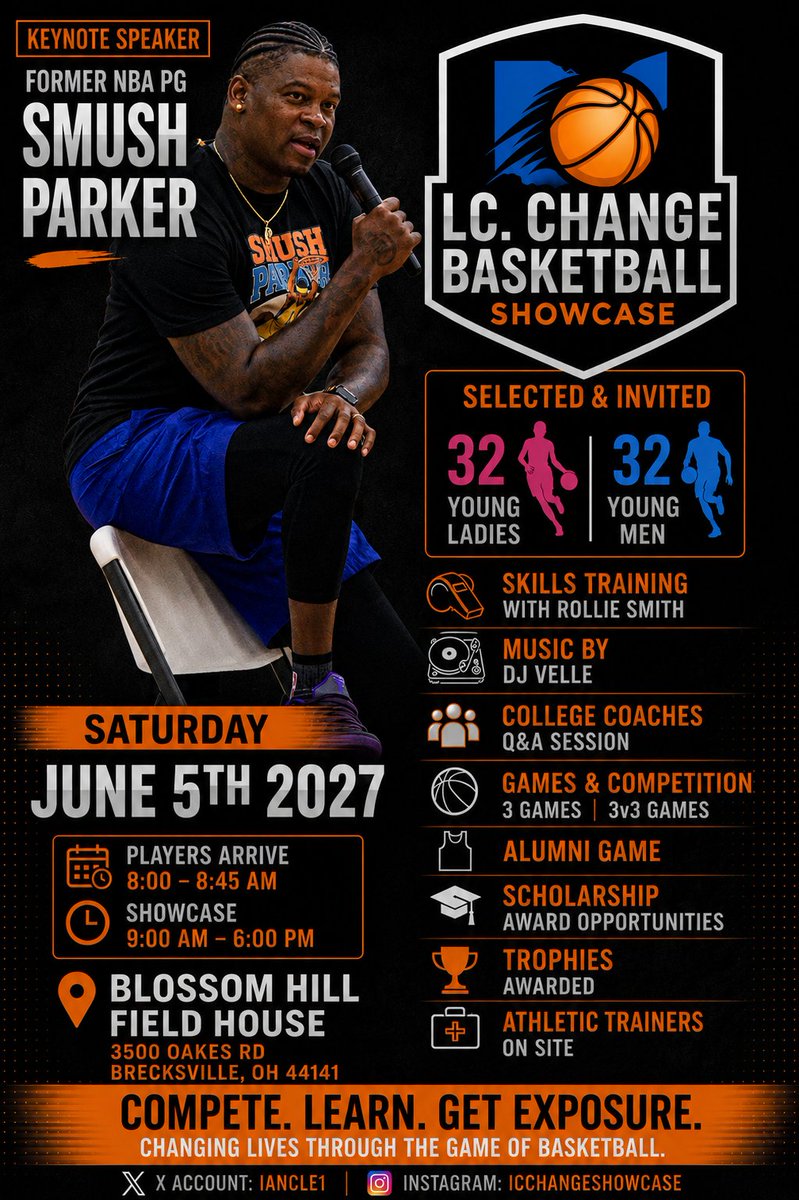 iancle1's tweet photo. I'm always amazed when parents of High School & AAU students say to me they've never heard about our FREE basketball showcase. We've been doing this since 2019... We aren't STOPPING either. #ICChange #icchangeshowcase is ALWAYS #BIGGERTHANSPORTS #GODSPLAN #NorthEastOhio LOVE! https://t.co/FGytyG9HFH