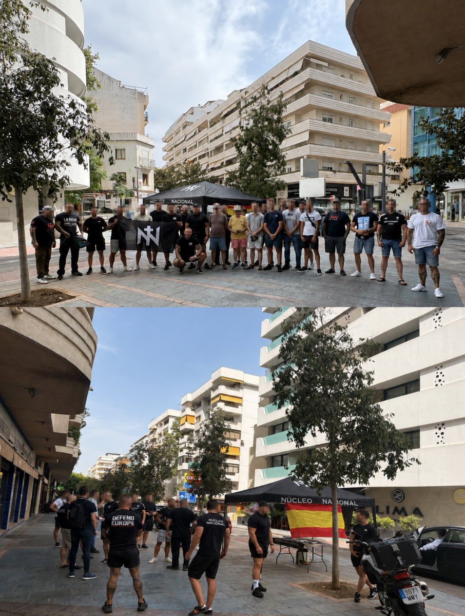 NucleoNEsp's tweet photo. 🔴Marbella

Durante el día de ayer, nuestros militantes de Núcleo Nacional en Marbella desplegaron una mesa informativa en el centro de la ciudad, donde recibieron un gran apoyo y numerosos ciudadanos decidieron afiliarse.

AVANZAMOS https://t.co/I1fHyTc4GU