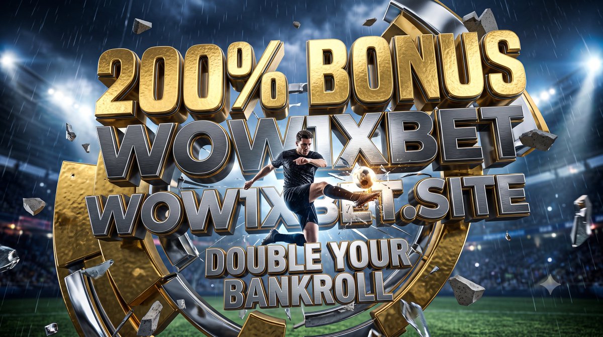 maxcode1xbet's tweet photo. Ready to win big on today's top matches? Grab your 200% bonus here: https://t.co/r8B3ao8ABF using the 1xbet promo code WOW1XBET to boost your bankroll right from the start! 🔥 Don't miss out on the best odds. 🏆⚽ #1xbet #1xbetpromocode #1xbet2026 #sportsbetting https://t.co/Dg9I13IZCO