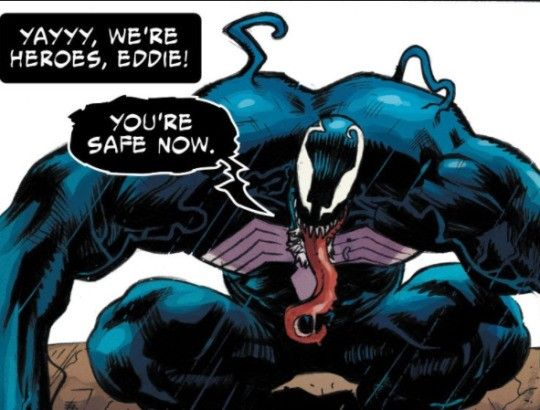 VenomArchive's tweet photo. Yayyy, We're Heroes, Eddie!
You're Safe Now https://t.co/ZEip4KsYvN
