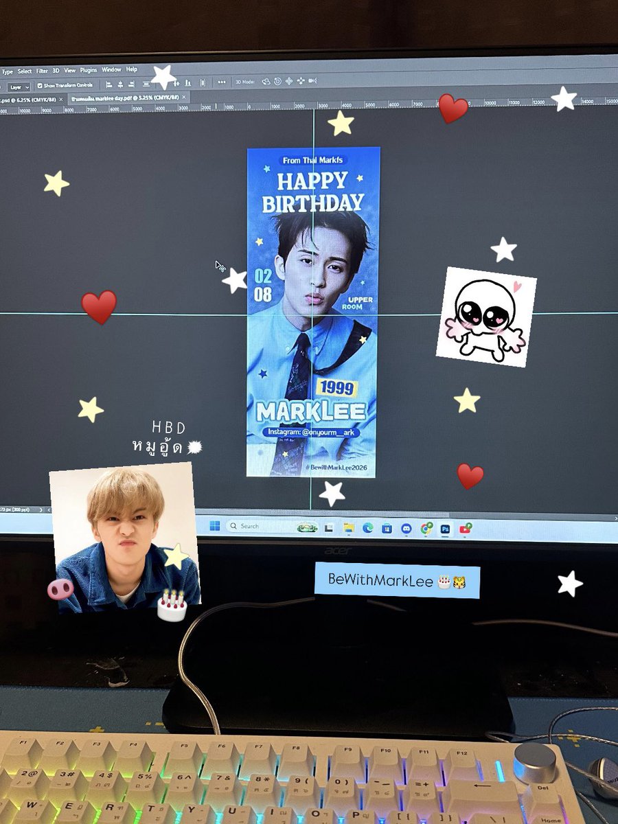 wednesonfebxx's tweet photo. FROM THIS                             TO THIS  (˃̣̣̣̣︿˂̣̣̣̣ )

(สุขสันต์วันเกิดน้องม้าคหมุอุ้ด มีความสุขมากๆนะค้าบ ได้ทำสิ่งที่รักในเส้นทางใหม่เยอะๆเลยน้าา รักน้องม้าค รอติดตามคุน ceo upper room เสมอคั้บ 🎂🐯🐽)

#BewithMarkLee2026 https://t.co/LZlFNd0veT