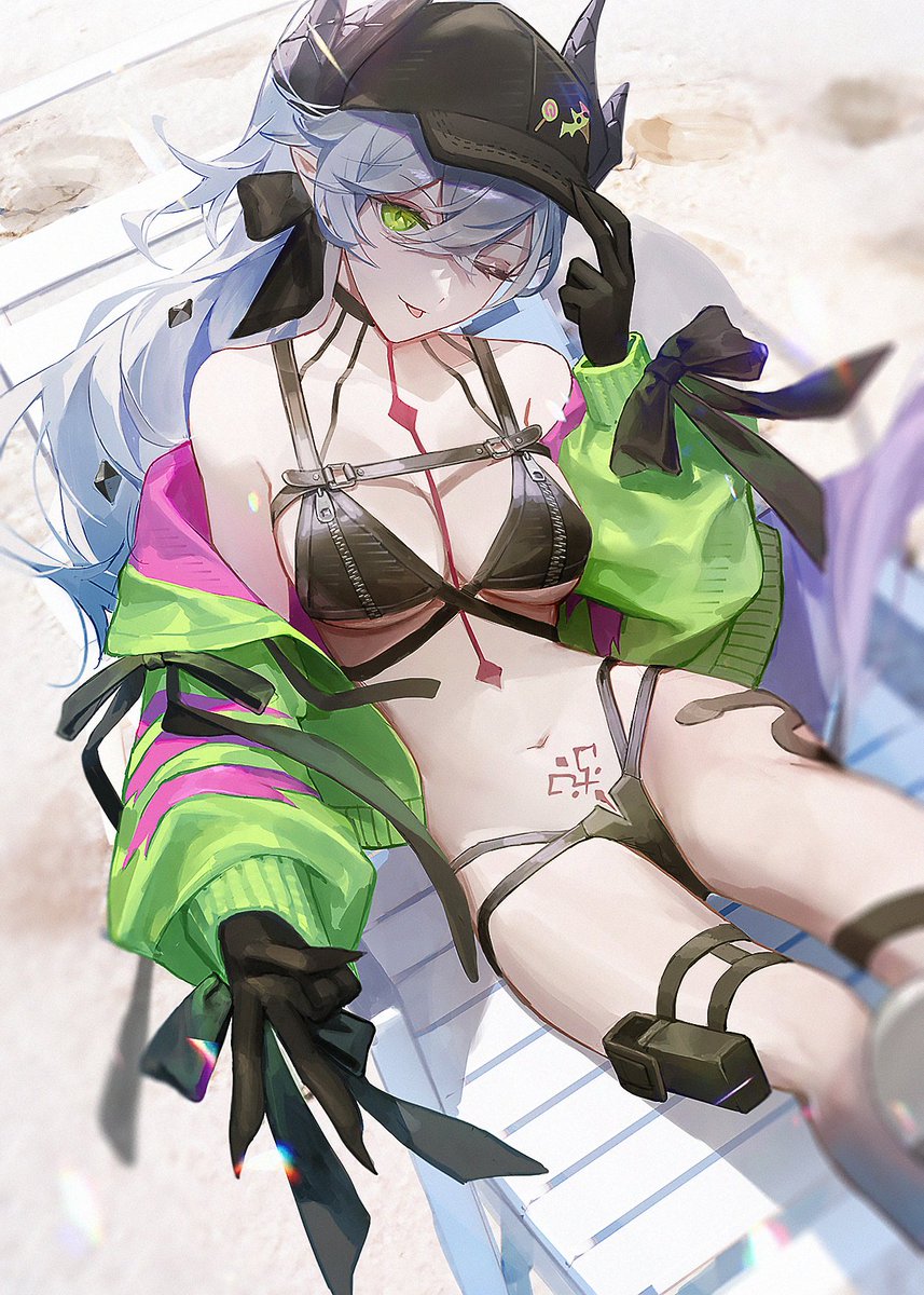 BONZON_e's tweet photo. 水着リリス　＃FGO https://t.co/XsXkIgFADI