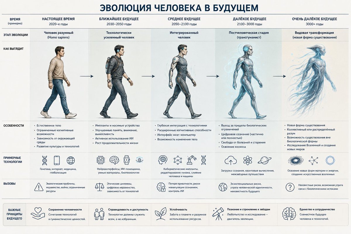 todaybutonly's tweet photo. Попросил нейронку нарисовать эволюцию человека. Ну как вы там, потомки? https://t.co/87261Zqf3V