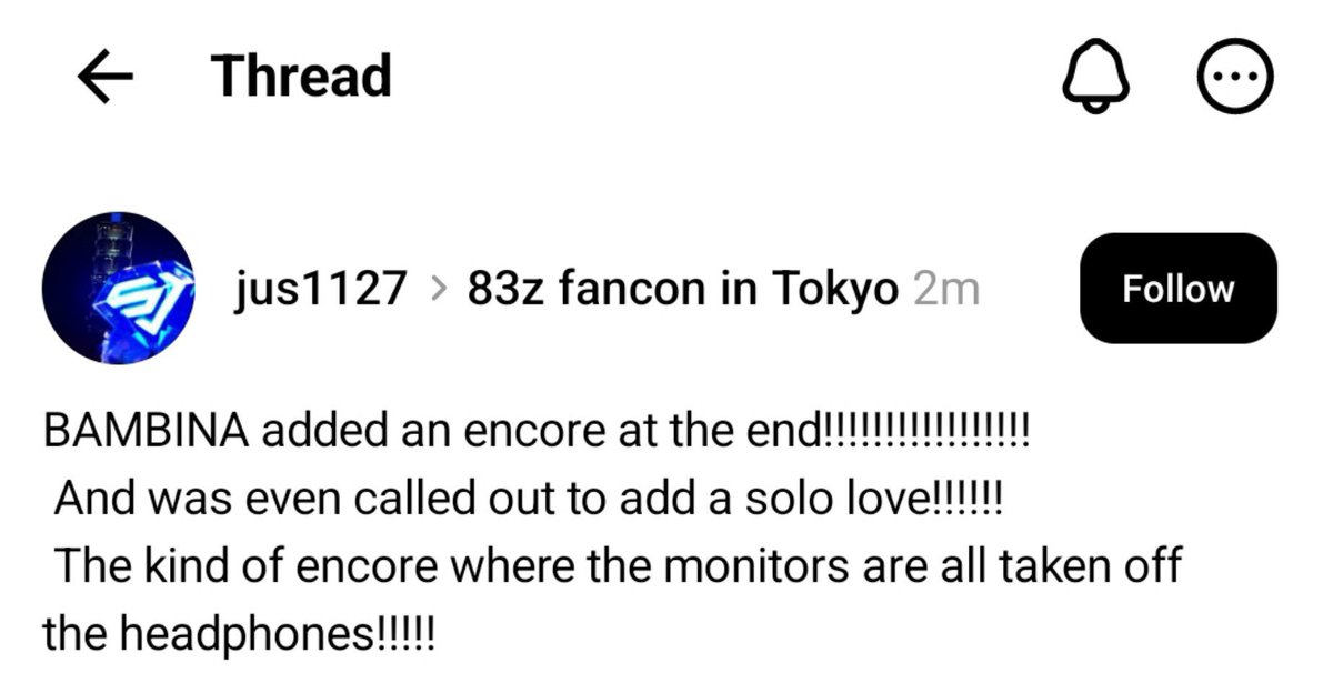 heechulxteukie's tweet photo. 260802 83z fancon jp d2 5PM

BAMBINA ENCORE???😭😭
AND THEN THE CROWD CALLED THEM BACK OUT FOR SOLOVE TOO!!

They'd already taken off their in-ears... everyone thought it was over, but they came back anyway😭😭😭😭😭😭

https://t.co/7wjdBSQlnn

#슈퍼주니어_83z #SUPERJUNIOR_83z
#이특 #LEETEUK
#희철 #HEECHUL