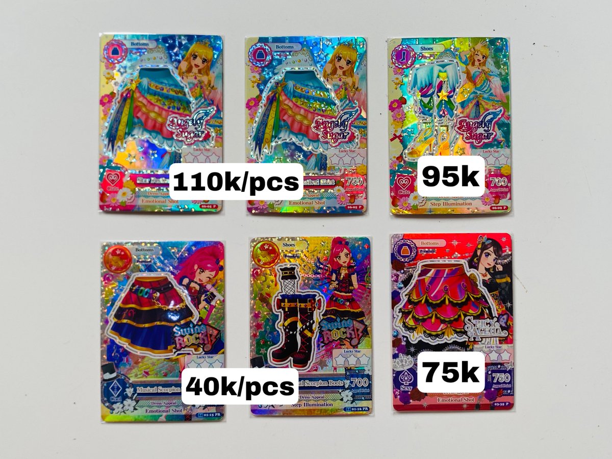 aikatsubar's tweet photo. #WTS KARTU AIKATSU 
Bisa CO 🍊, kondisi by DM
Not for sensitive buyers

#wts #wtb #aikatsu https://t.co/usQdLvafx5