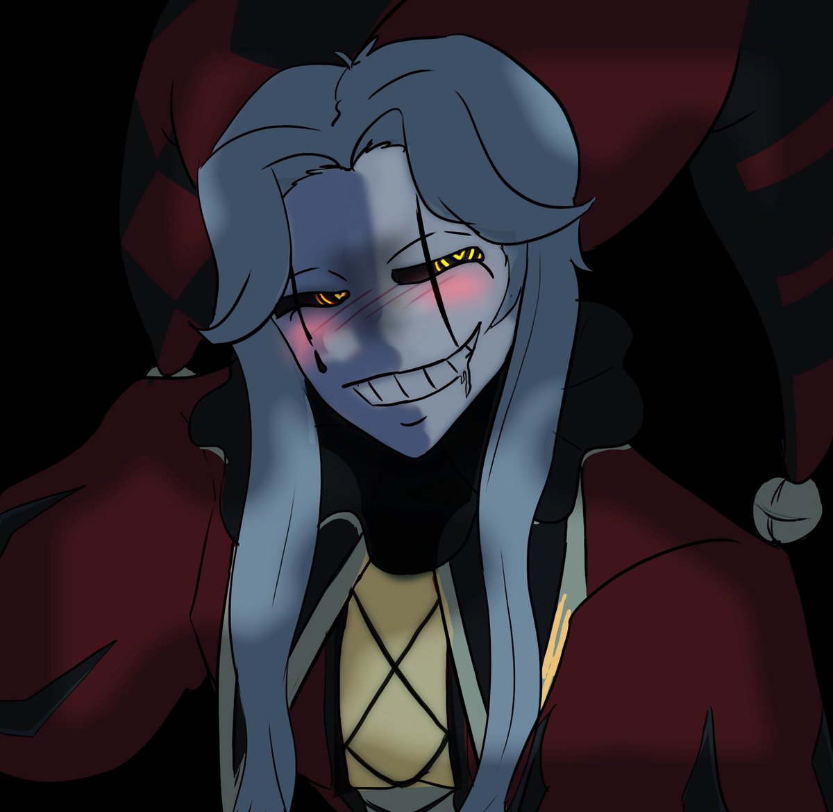 TipsyBard's tweet photo. Just a quick and lazy Pierrot doodle. Maybe I’ll fix it up in the future 
#tfc #thefreakcircus #pierrot https://t.co/f0J9fgtmn3