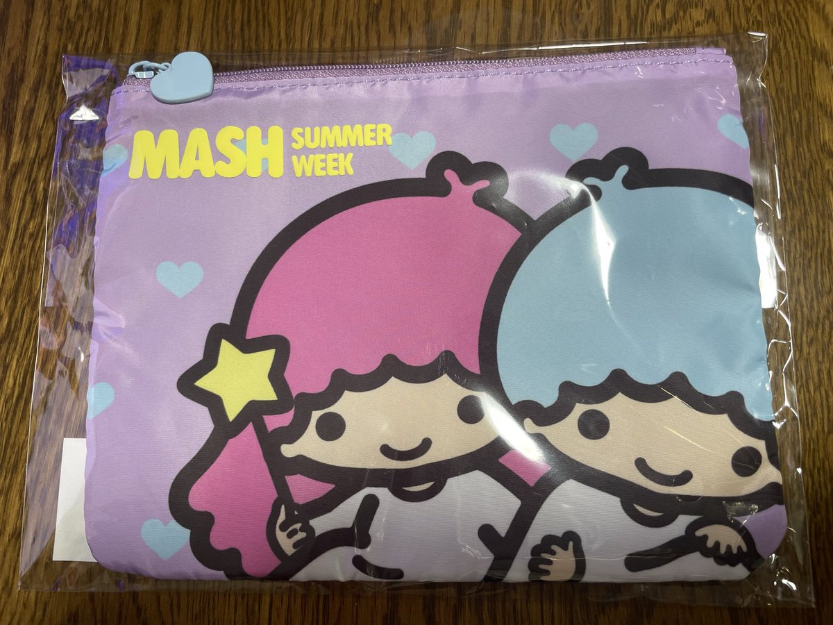 hangyo55555's tweet photo. サンリオ MASH SUMMER WEEK 特典 ノベルティ マルチポーチ 交換

【求】ハンギョドン

【譲】 リトルツインスターズ キキララ

郵送、または名古屋手渡しでの交換希望です。
検索からでもお気軽にお声掛けください。 https://t.co/wEozSfXUhT