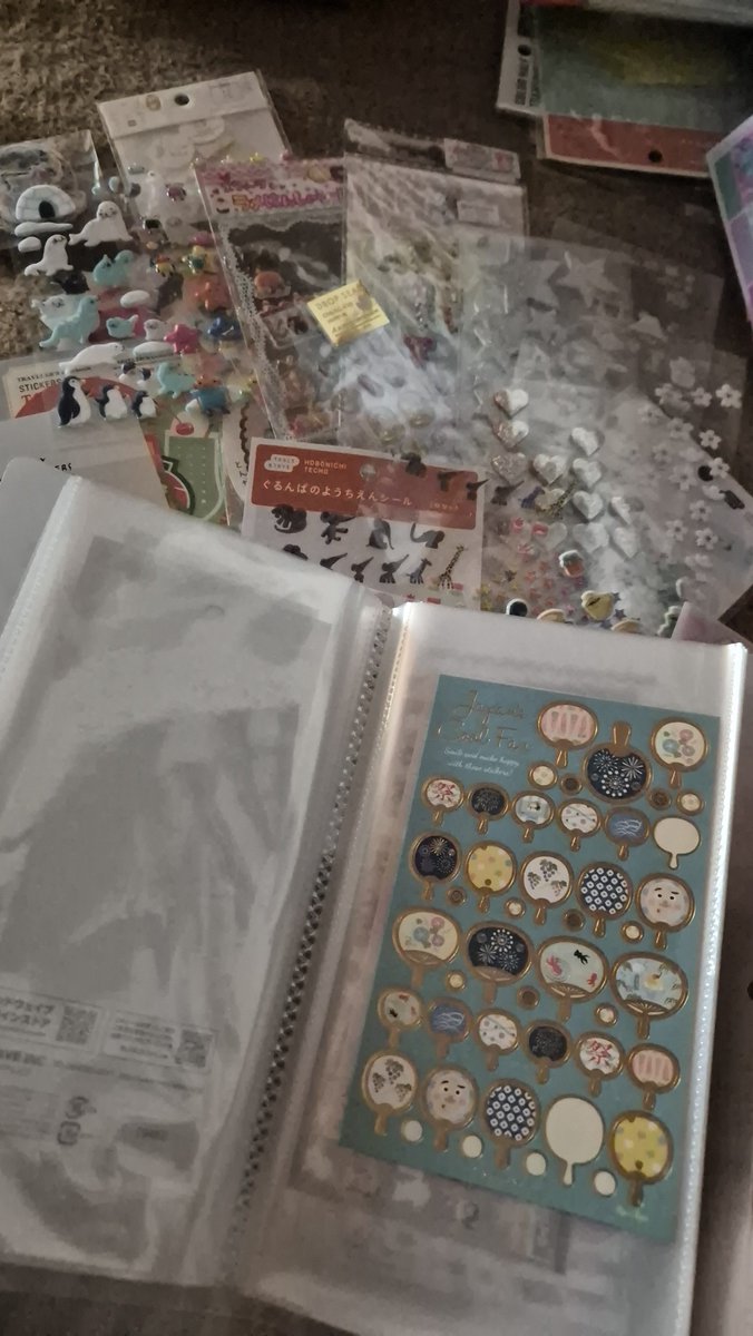 Die6teSense's tweet photo. For my fuzzy and drop stickers i definitely need a sticker book like mayu and momoti have 😂 https://t.co/F8f7EQCEmh