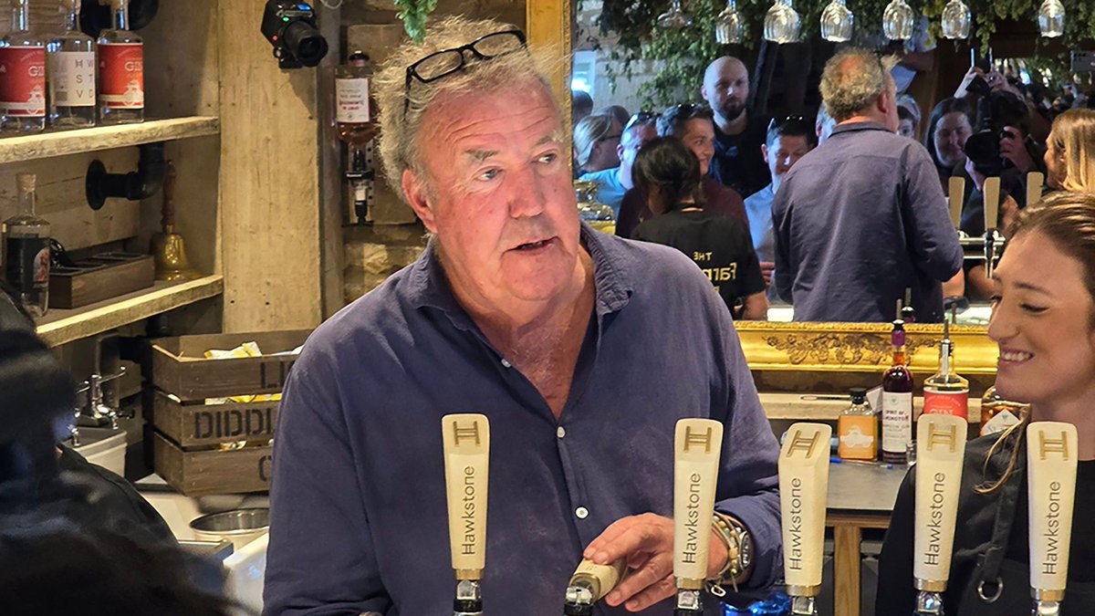SamaHoole's tweet photo. Jeremy Clarkson opened a pub in August 2024 with one rule: every single ingredient British. Here is what that rule immediately deleted from a perfectly ordinary pub.

- No coffee.
- No Coca-Cola.
- No gin and tonic. Quinine will not grow here.
- No lemons. No limes.
- No ketchup, for two years.
- No avocado. No pineapple.

His own line was that instead of a slice of lemon you would be offered a slice of turnip.

That list is not a gimmick. It is an audit of how much of a normal British menu now arrives by ship, and the answer turns out to be most of the small things nobody thinks about.

Then the figure underneath it all. A sausage made from his own pigs costs 74p. The same sausage made from imported pig meat costs 18p. He is absorbing that gap on every plate that leaves the kitchen, which is precisely the gap every British pig farmer is asked to compete across, without a television programme paying the difference.

And the ketchup has the best ending in the whole story. So many people asked for it that a sign went up telling them to stop. Then a producer in Chatham built one out of Isle of Wight passata, Hampshire cider vinegar and Essex salt, and it went on the menu.

The demand was always sat there. Nobody had bothered building the supply.