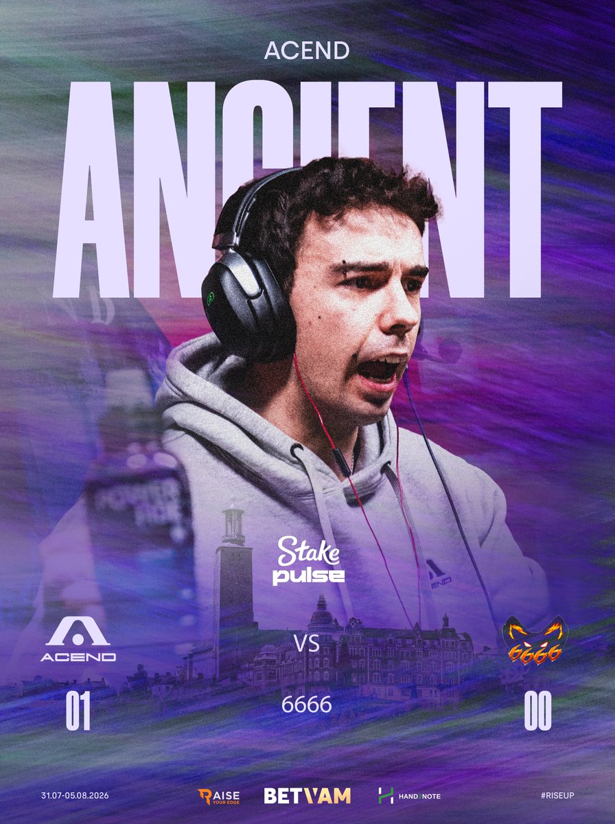 AcendClub's tweet photo. What a way to start it! Ancient is ours! https://t.co/9t7uspKjaI