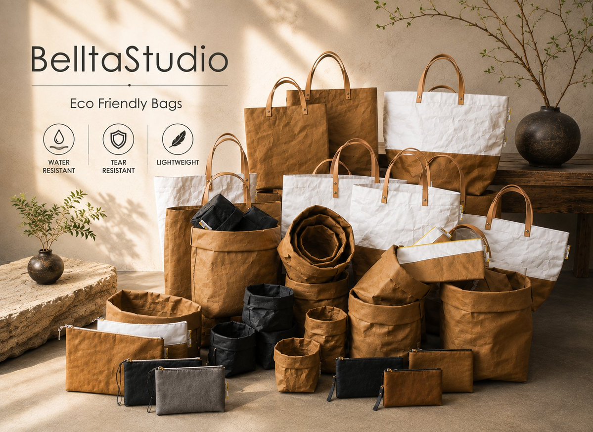 Belltastudio's tweet photo. Handcrafted paper bags since 2012. 🌿
Tyvek® &amp; Washable Kraft Paper • Lightweight • Water Resistant

https://t.co/xqikXGgc5P

ありがとうございます！新しいデザインをお楽しみに。

#BelltaStudio #Etsy #タイベック #紙バッグ #MinimalDesign https://t.co/E86m2nc6BX