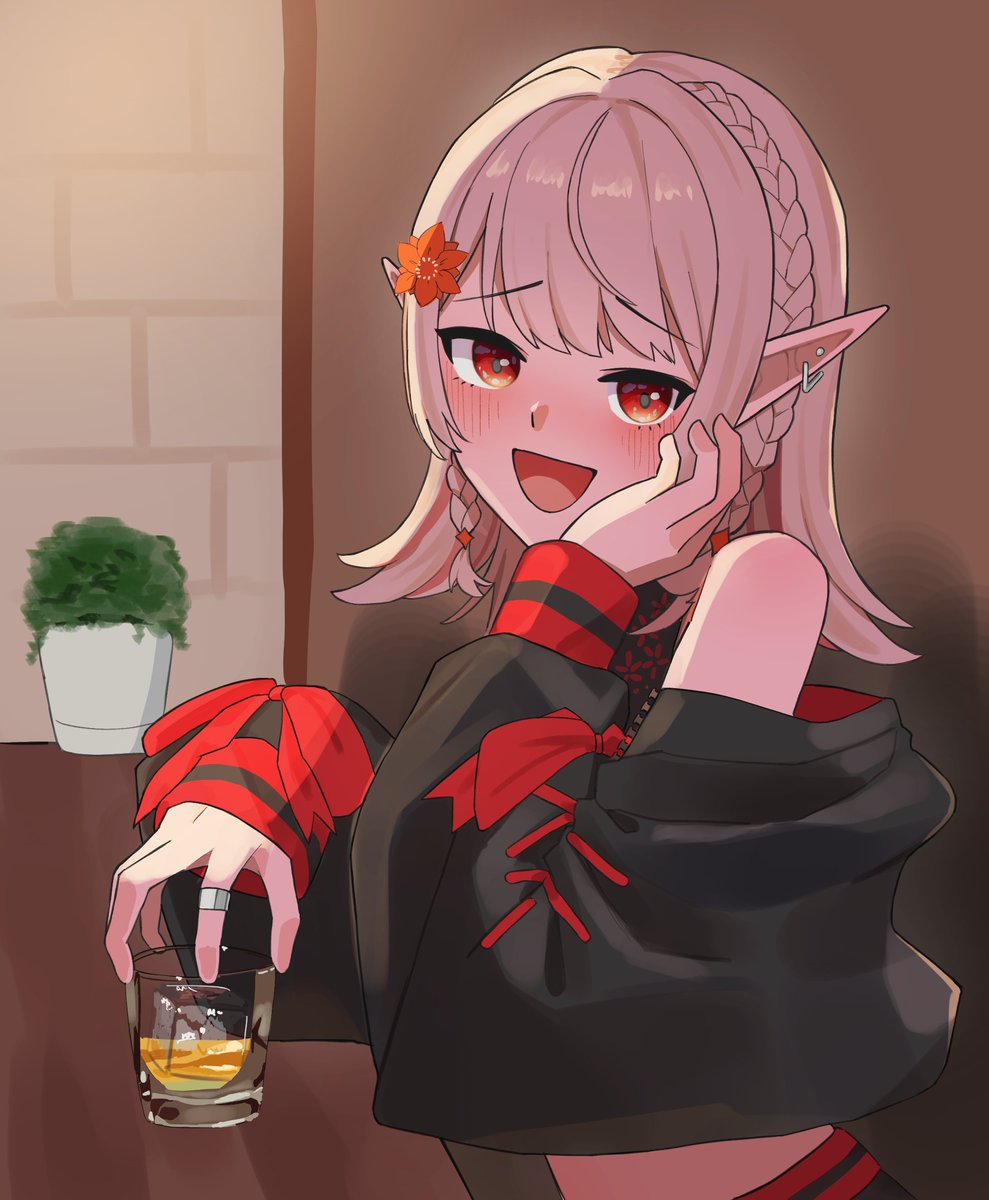 meraillust's tweet photo. えるえるとぽしゃけ🥂
#えるの絵だよ https://t.co/o4MQMrr3yk