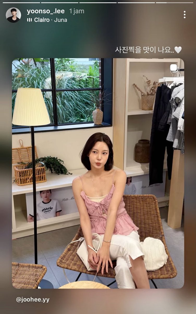 lezmoun's tweet photo. Yunso igs update-

"Motret (kamu) itu nyenengin..🤍"

#noonaisawomantome2 https://t.co/Hp9xfmrTm6