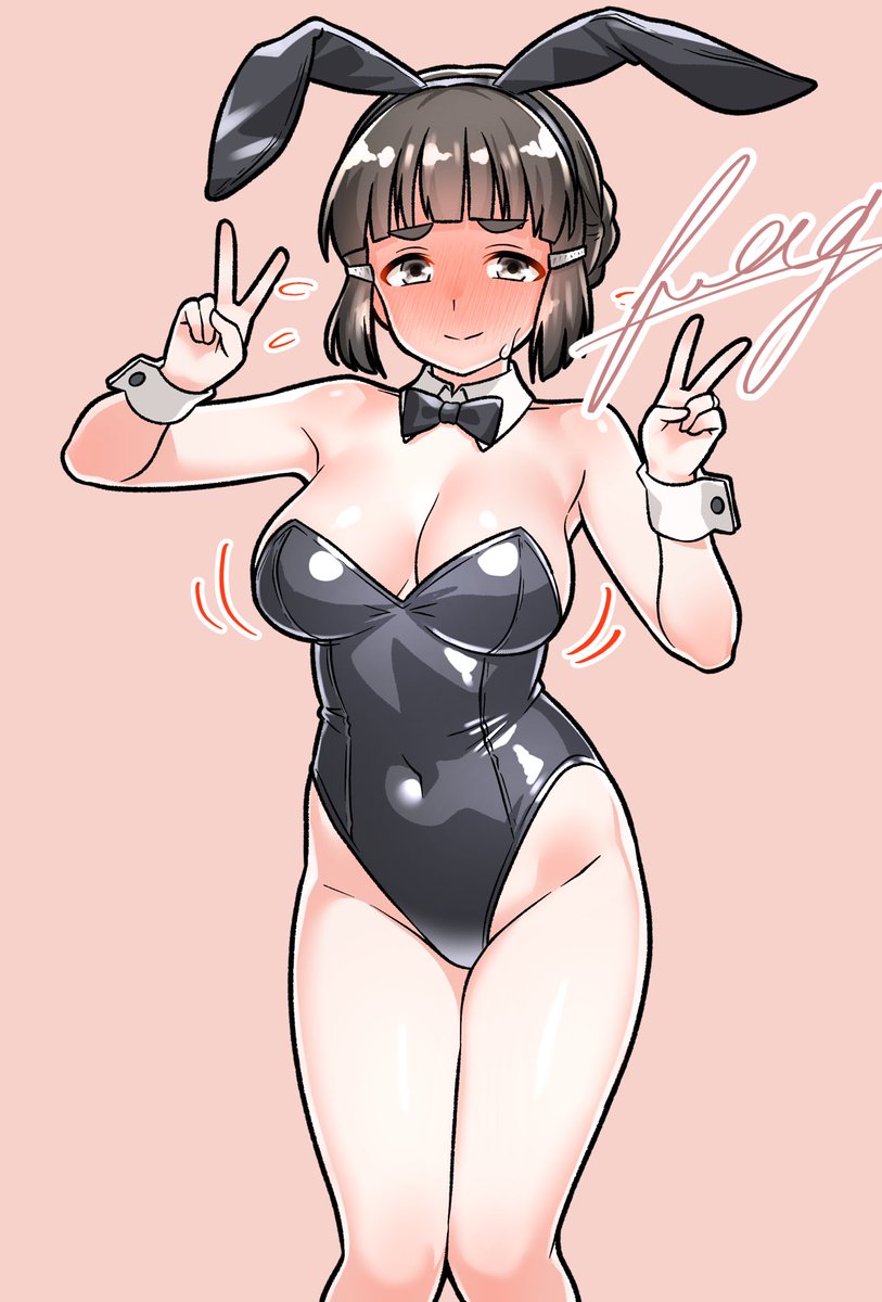frag_0416's tweet photo. #バニーの日　なので妙高さんにバニーになって貰いましたԅ(*´﹃｀*ԅ) https://t.co/YhpSeVmjxH