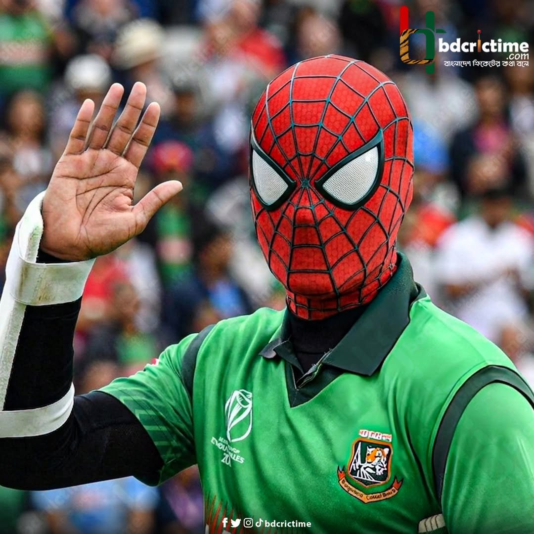 BDCricTime's tweet photo. Guess the Spider-Man?
#CWC2019 #BDCricTime https://t.co/QoDXCWaD3Q