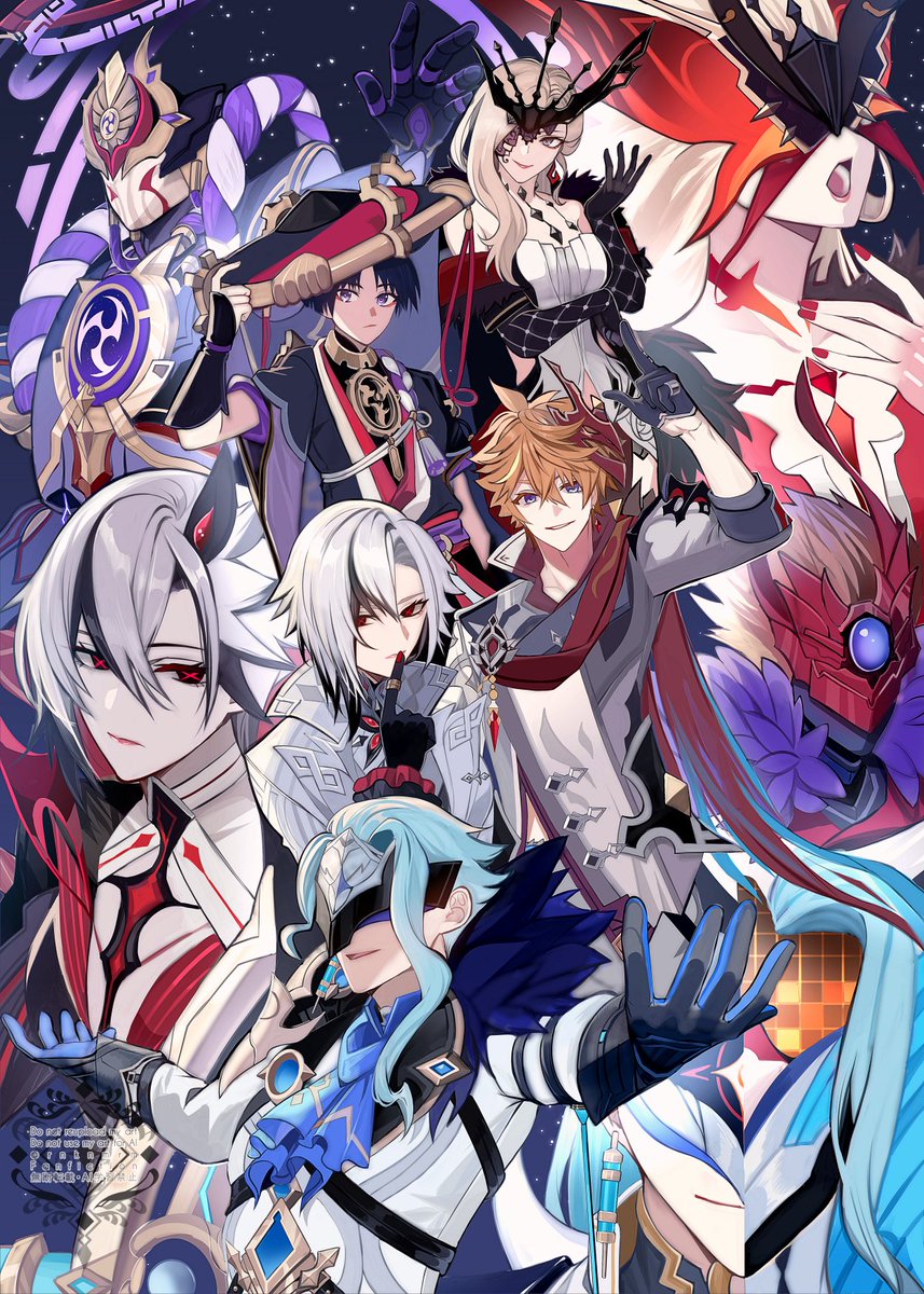 rnknmrm's tweet photo. ファデュイ ボスラッシュ https://t.co/EqNebkI6Qc