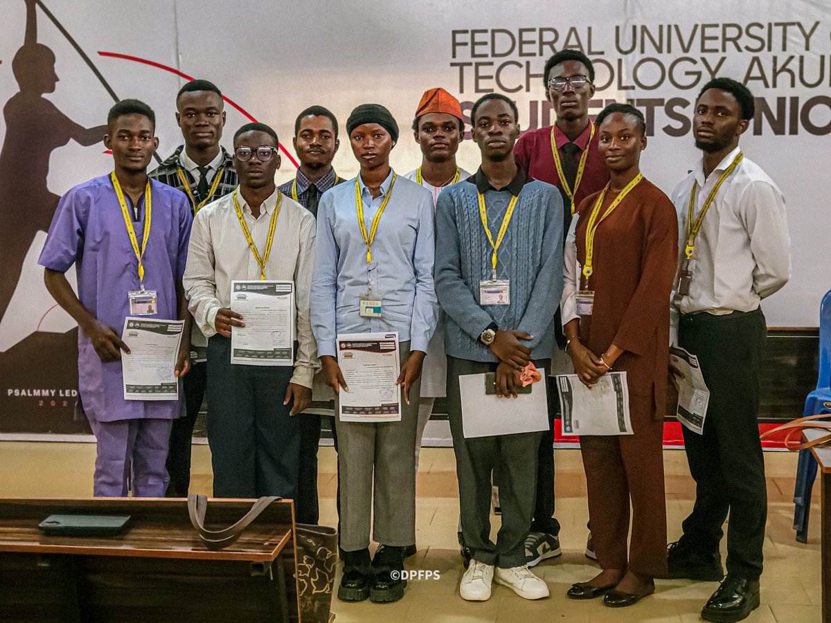 naaps_futa's tweet photo. A NEW CHAPTER FOR NAAPS FUTA 

Meet new elected naaps executives, we returns all glory and honor to almighty God and we sincerely appreciate everyone that took their precious time to celebrate with us doing our swearing-in ceremony.
#naapsfuta
#futa https://t.co/ePyjNjF5qY