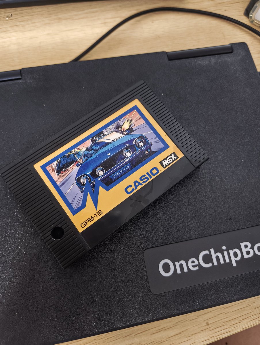 retromobilech's tweet photo. MSXは外国ニーズが少ないのか、最近安く買えるのが良いですね。
とりあえずサクッとバックアップ。
カシオワールドオープン、左右のタイミング難しすぎ。
#MSX https://t.co/FnD6zhIdDZ