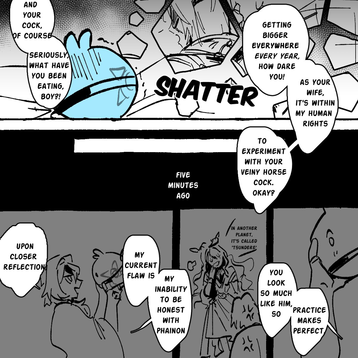 emilebois's tweet photo. [To the Version of Me Who Died Without Regrets 28]

#phainaxa phainaxa doodle comics 

2/5 https://t.co/med0hwuJqV