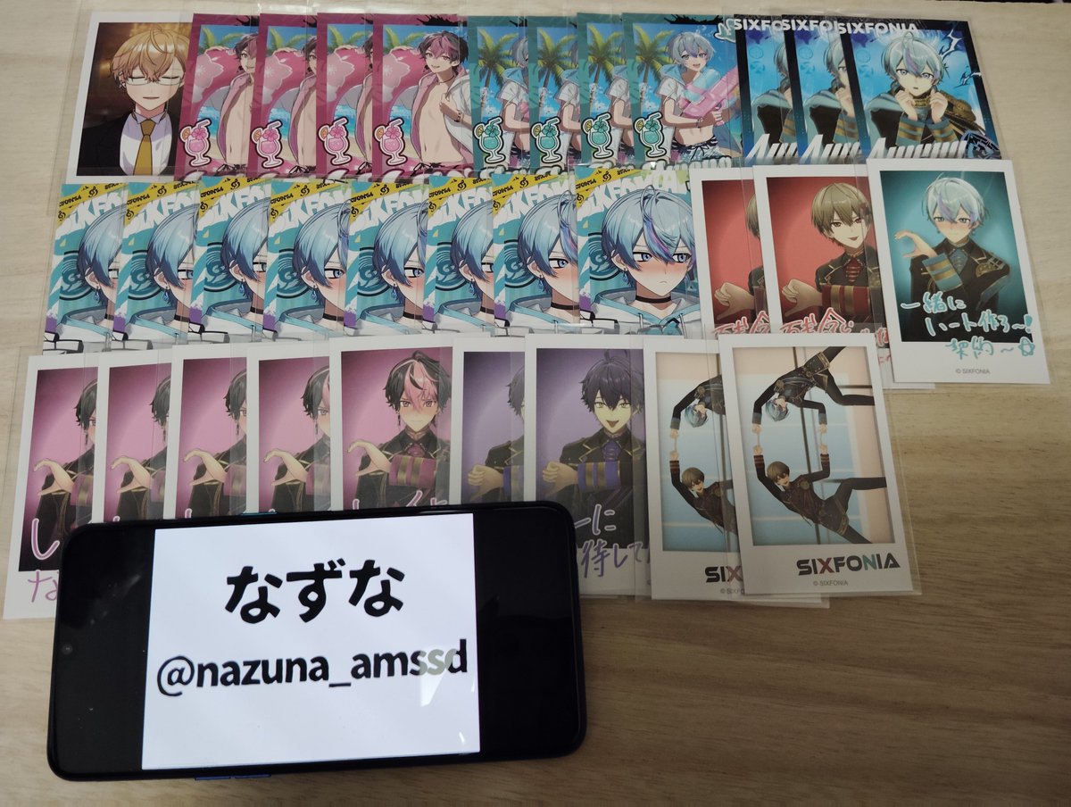 nazuna_amssd's tweet photo. 【交換】ブロマイド セブン L版 チェキ トレカ

求】リプ欄

譲】画像1〜4枚目

比率必要でしたらご提示ください。
画像4枚目の特典類ご希望の場合は比率での交換をお願いします。

#シクフォニグッズ交換
#シクフォニグッズ仮約束 https://t.co/uZ32SshoLK