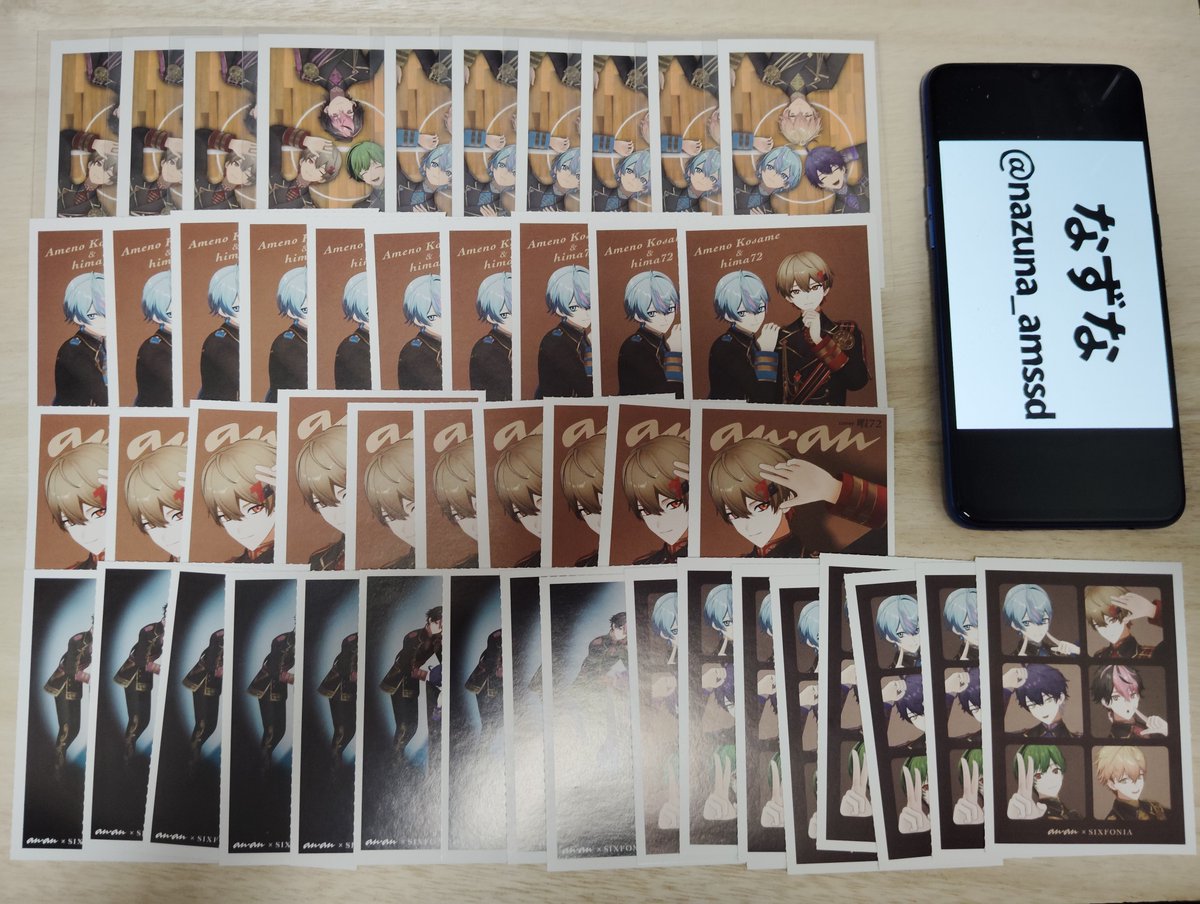 nazuna_amssd's tweet photo. 【交換】ブロマイド セブン L版 チェキ トレカ

求】リプ欄

譲】画像1〜4枚目

比率必要でしたらご提示ください。
画像4枚目の特典類ご希望の場合は比率での交換をお願いします。

#シクフォニグッズ交換
#シクフォニグッズ仮約束 https://t.co/uZ32SshoLK