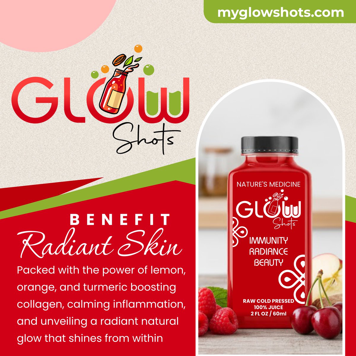 myglowshots's tweet photo. Glow Shots combines the goodness of lemon, orange, and turmeric in a refreshing cold-pressed wellness shot designed to support your healthy lifestyle.
🌐 https://t.co/to83SsGlkQ
#GlowShots #Wellness #HealthyLiving #ColdPressed #JuiceCleanse https://t.co/slv6iBpUuD