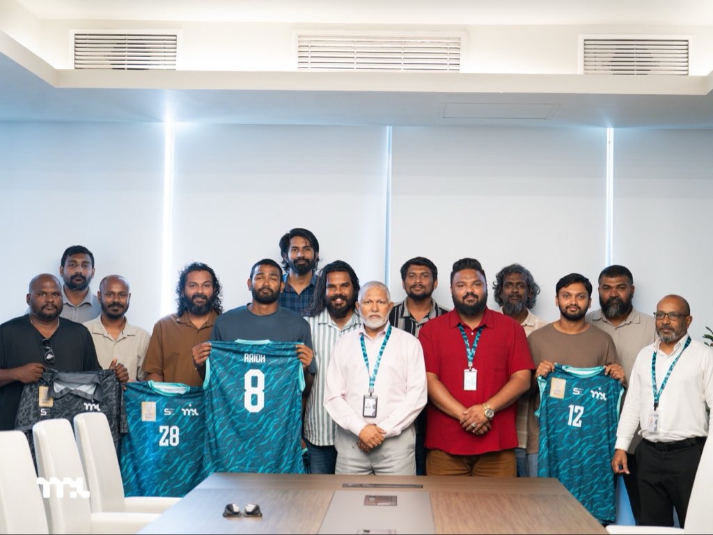 Portclubmv's tweet photo. Jersey Handover Event for MPL’s Men’s Beach Handball Team in preparation for the upcoming One Game IOBHC.
#MPL #PortRecreationClub #PortClub #OneGame #IOBHC https://t.co/klWTBeXyVt