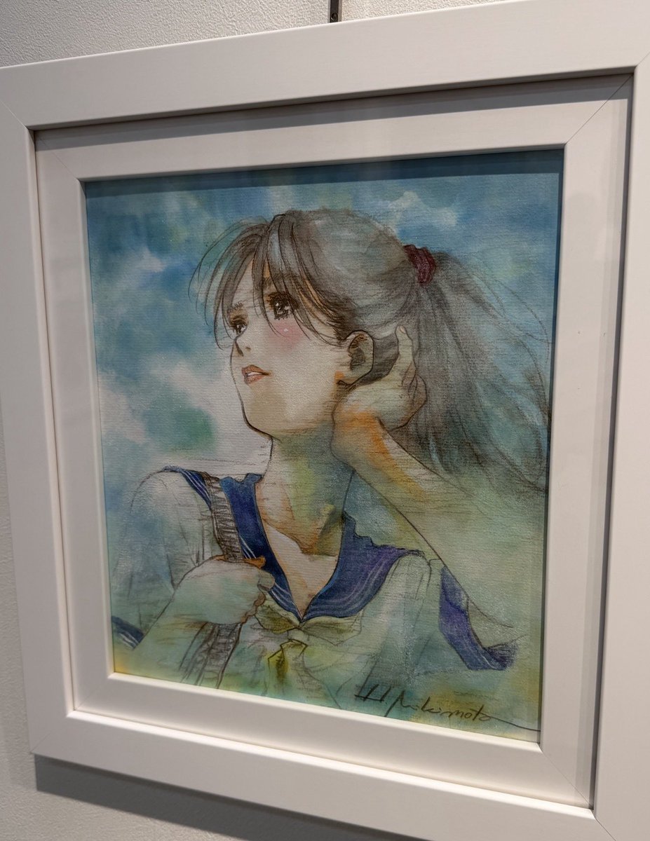 TaiRikuzyo's tweet photo. #スパンアートギャラリー
#色紙絵展
スパンアートギャラリーさんの「色紙絵展」に行ってきました！
お目当ては本命の伊藤潤二先生の抽選色紙への応募
せっかくなので美樹本晴彦先生の色紙にも応募！と思ったら、なんと1枚100万円😳 
運営の方にはお菓子までいただきました。ありがとうございました！ https://t.co/J0xuCQPCee