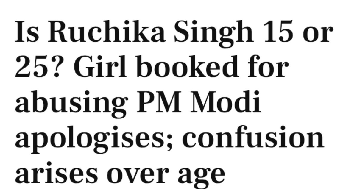 _VamsyKrishna's tweet photo. To verify Ruchika Singh's identity and age, forensic analysis, medical age tests, and official documents are required. https://t.co/ZzRXRMQdEj