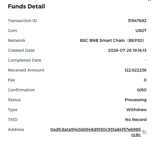 mskotm's tweet photo. Why hasn't my withdrawal been processed even after 7 days, even though the status shows "In Progress"? I've contacted both customer support and my VIP representative, but I haven't received any response yet at all.

@BitMartExchange
@BitMart_Futures
@50Nent @Bitmart_Reports https://t.co/M1Q8DC8tKS