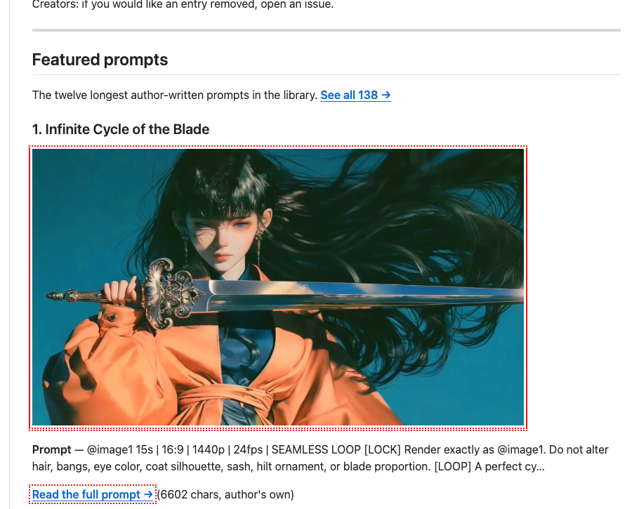 superlewis88's tweet photo. MiniMax H3 shipped last week. We spent a few days going through what the community built with it. What stands out:

Native 2K with audio in the same pass. 2560×1440, 24fps, 4–15s. The audio isn't bolted on — ambience, foley and dialogue land on the frame you specify. Write "heels on tile," "a distant train," "she says quietly: you're late," and it's there.

Omni Reference — 9 images + 3 videos + 3 audio clips in one request. One creator drove an entire playable-looking game sequence with 8 images (6 characters, 1 arena, 1 UI), and H3 held every identity, the UI and the action logic coherent across the whole clip. This is where it pulls ahead of other video models.

It follows long prompts. Our longest is 6,602 characters: per-second shot breakdown, exact on-screen text, anatomy locks, focal lengths, a frame-accurate audio cue sheet. H3 hits the beats. You can write a shot list instead of rolling dice. Plus generative editing: first/last-frame control, motion transfer, single-element changes.

So we collected the prompts — 136, each shown next to the clip it produced. 64 are author-published (credited, linked back). 72 had no public prompt, so we reconstructed them from the footage and labelled them as reconstructions.
Straight up on those: we sample 8 frames, hand them to a vision model, and write the prompt that would most plausibly reproduce the clip. It describes the output — it can't recover negative constraints, exact dialogue, or reference-image workflows. A writing reference, not the author's prompt. Every card says so.

Repo's open too: our 72 reconstructions are MIT, full text. Author prompts are indexed, not copied. Wrote one and want it gone? Open an issue.

Gallery → https://t.co/AU0zlNJcWg
Repo → https://t.co/fNS4oxqZmI
https://t.co/iwiEaBUJgB runs 85+ image, video and language models behind one key — GPT Image 2, Nano Banana 2 & Pro, Seedance 2.0, Kling V3, VEO 3.1. H3 isn't on our API yet; we don't list models we haven't got working. When it runs, it ships — and this library updates the same day.