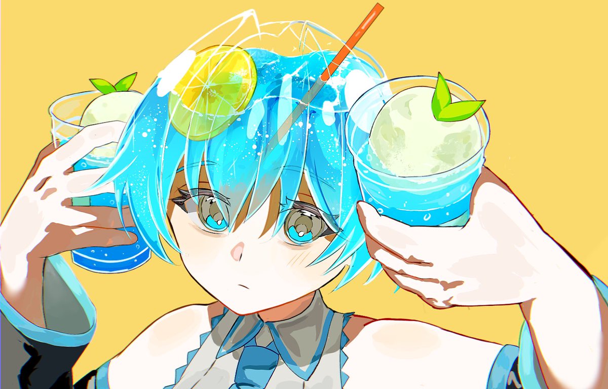baniraandcacao2's tweet photo. 🥤💧🍋
#初音ミク https://t.co/AdxwfIxmgs