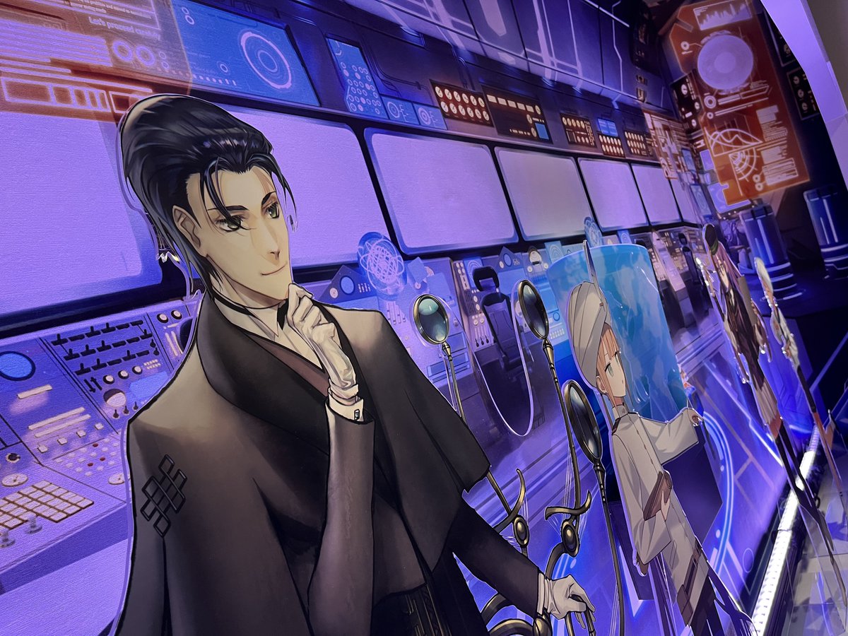kairo_kou's tweet photo. 星見の回廊展
良くない見方だなと思いつつ、等身大パネル(紙製)ではなく、等身大アクスタで背景が綺麗に見えることに感動したんだよな…とても(財)力が入ってる… https://t.co/NEuJb2jFVs