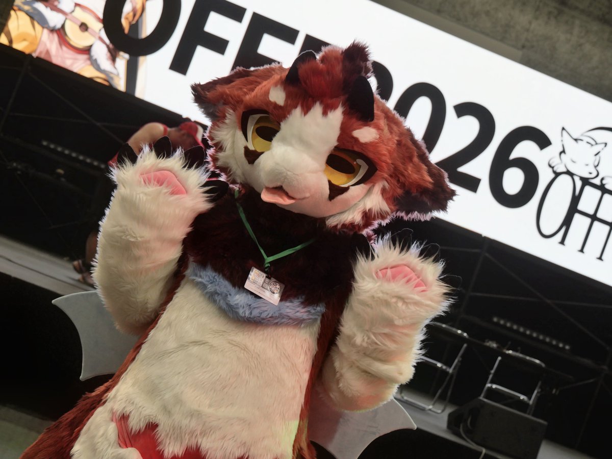 chanticotico's tweet photo. 今回のOFFF2026でヤギドラゴンの「ラケル」がデビューしました！！
お腹にお口があったりしますが宜しくお願いしますー！！
#OFFF2026 https://t.co/rGoRvYSdih