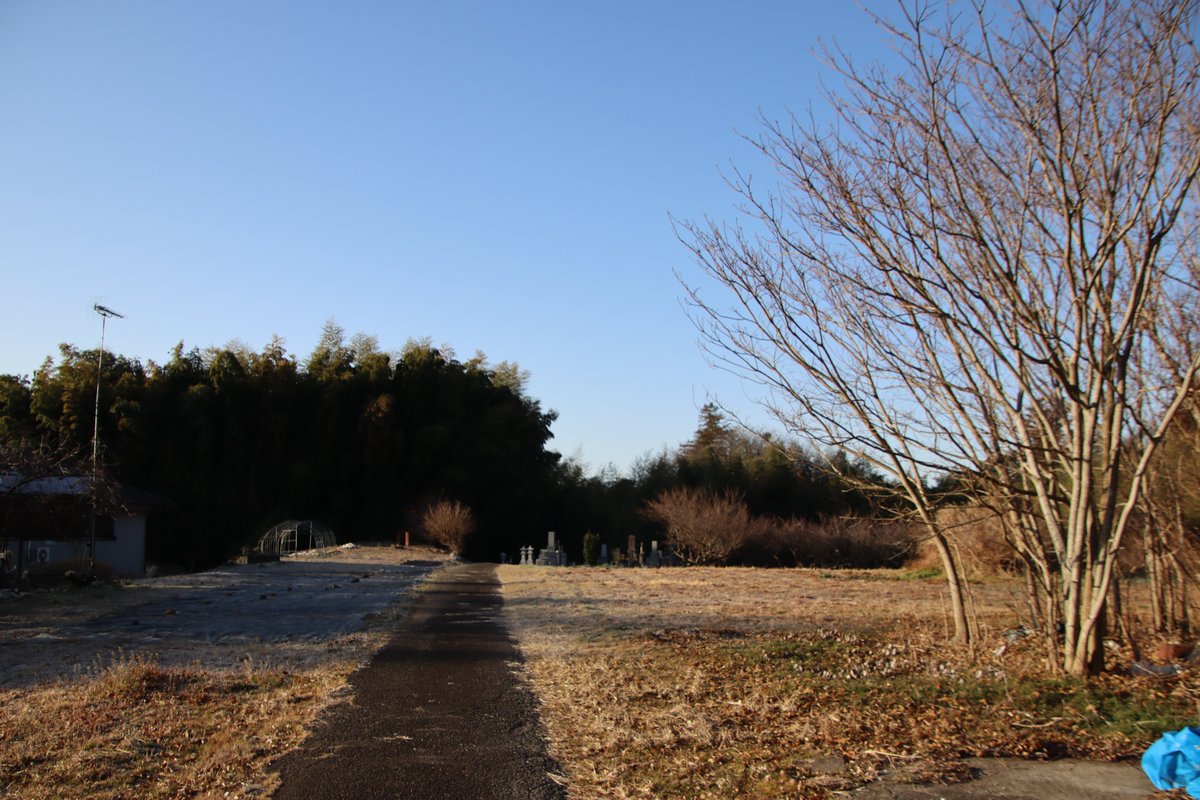 shngot1130's tweet photo. 茨城県石岡市の宮田城
2026年1月の訪城
宮田地区の光��寺の南側の比高15mほどの大地に築かれ主郭は民家となっています。谷津を挟んだ西の台地先端も城址だったようです。 https://t.co/snriK9FM11