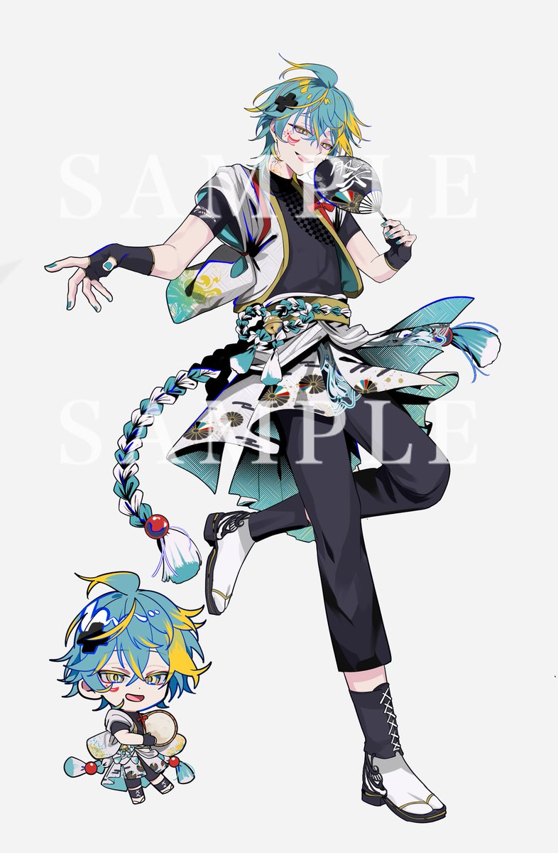 hakobiyaa_'s tweet photo. めるすぱ様、3rdオリジナル曲
『 百花繚乱めるてぃ☆さまー 』

イラスト担当させていただきました！！
ぜひぜひたくさん見て聴いてください🎇🎆 https://t.co/xSJNXGqo7T