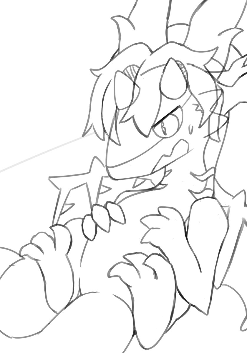 sun_boros's tweet photo. おそらく次のTFラフです（新ペンに感謝） https://t.co/J49x8kyiyF