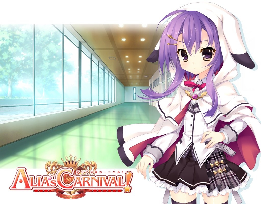 NanaWind's tweet photo. ✨記念日✨
本日8/2は『ALIA'sCARNIVAL!』サブキャラ、乃木坂百合香(cv松原きえ)さんの誕生日です🎂
💝オカ研の部長を努めるちっちゃ可愛い不思議系の女の子。その見た目のわりに不可視歩行(インヴィジブルモード)を使うかなりの強敵…Happy Birthday🎉ユリカ！

#アリアズ #乃木坂誕生日
▶︎ 公式サイトや作品詳細リンクは🔗プロフィールよりどうぞ