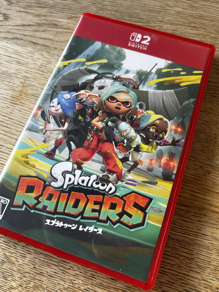 ojopon3's tweet photo. 子どもが小遣いでスプラトゥーンレイダースを買ってきた。いいセンスをしています☺️ https://t.co/Xp3dwi7k49