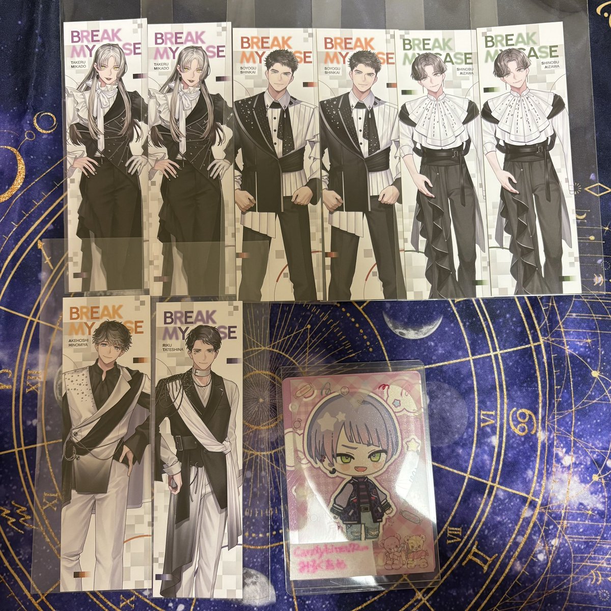 Candykitten72m's tweet photo. 【交換/譲渡】ブレマイ セブンネット しおり メモリアルしおり 2周年 
譲：
御門 新開 相沢 各2
立科 樋宮 確認1

求：麻波 or 1枚220円
麻波含む場合、神家、恩田、環野
異種 カンファレンス 関連グッズ 麻波＞神家

池袋手渡し、郵送
8/15カンファ手渡し https://t.co/7yXaBu8uN7