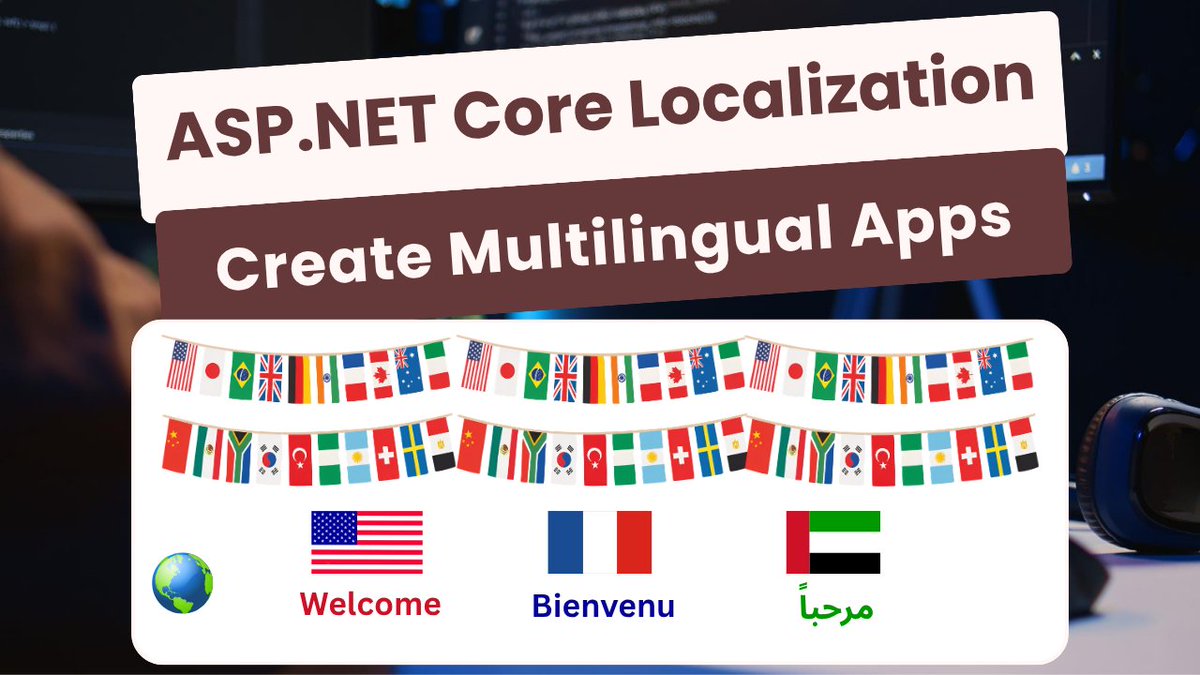 ezzylearning's tweet photo. Implement localization in https://t.co/U6hC6IK3NK Core and .NET 10. Learn how to translate UI text, support multiple cultures, format dates and currencies, supporting right-to-left languages and dynamically switching application language at runtime.

https://t.co/xKkShVBSm5 https://t.co/rpxw9Jtf7A