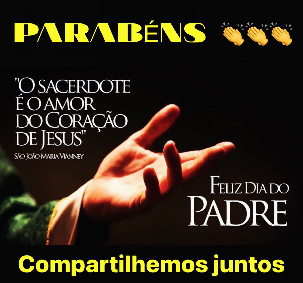 pemarcelorossi's tweet photo. Amados 
Compartilhemos juntos com nossos queridos sacerdotes 🤗🙏👏
#padres #padre 
#gratidão #fé #jesus 
Vocês oram por nós?!?!? https://t.co/CgJPMXQNc3