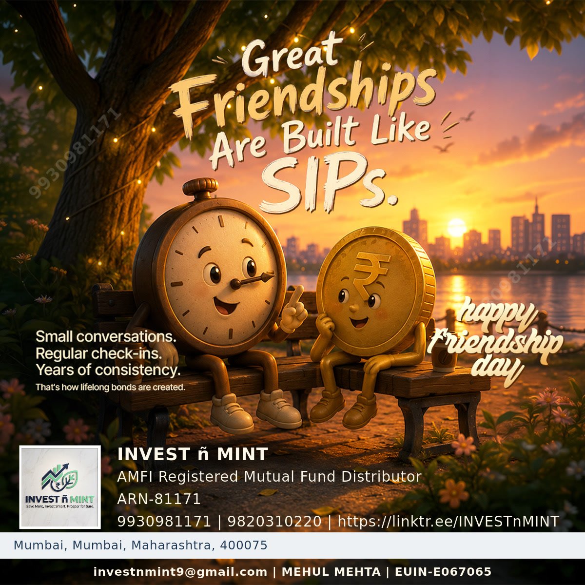 InvestnMint's tweet photo. #happyfriendshipday https://t.co/vwkBpaEQkx