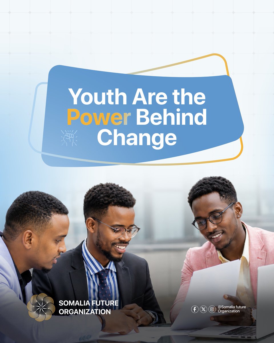 Som_Future's tweet photo. Youth are the driving force of change and the hope of the future. When they are provided with opportunities, education, and leadership, they help build peaceful, innovative, and thriving communities.

Empowering youth is an investment in tomorrow.

#Youth #YouthEmpowerment https://t.co/oTrJ9fMbbU