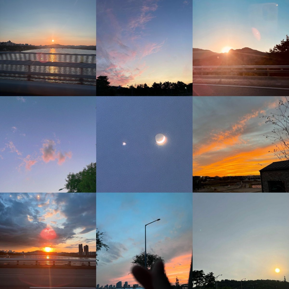 xiaorenbao's tweet photo. renjun's bbl sky scenery pictures over the years https://t.co/ynbqVlq63v