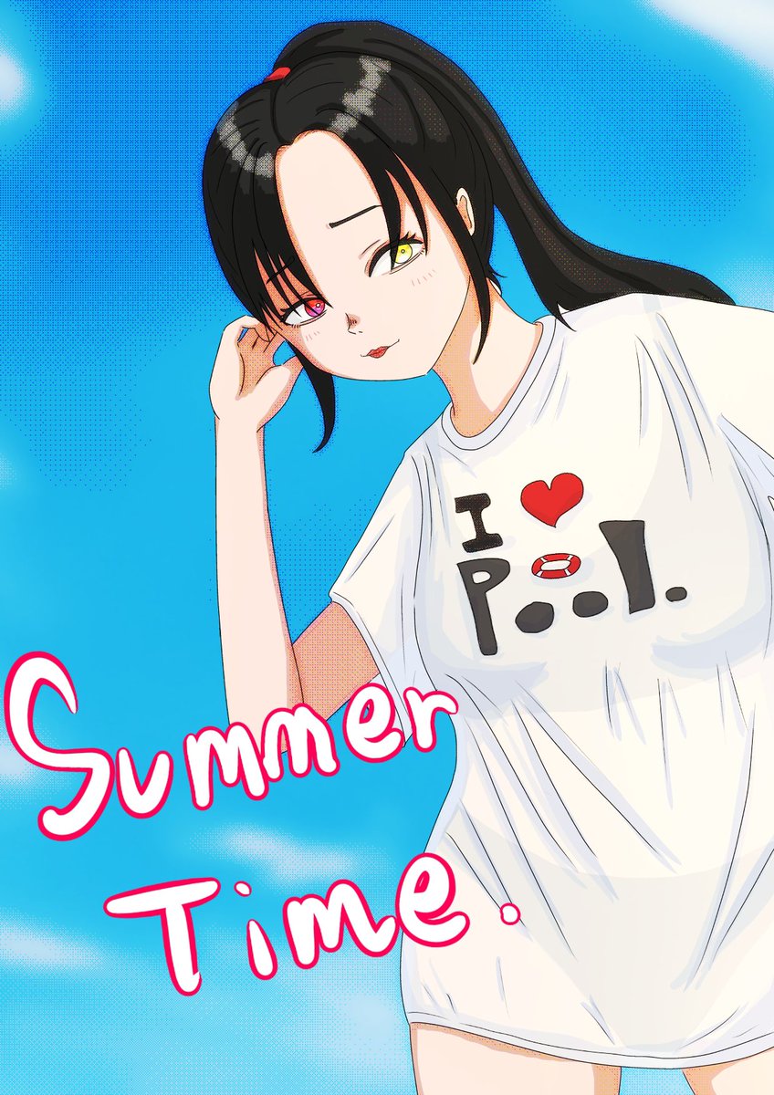 n_e68's tweet photo. Summer Time 💖🤘💀

 #イラスト
 #絵描きさんと繋がりたい
 #oc https://t.co/m8KFAGNYpH