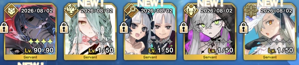 yoa_fgo's tweet photo. デステニーやら福袋召喚の結果はこちら👇 ＆アズラっちはこれで着地でええんとちゃうかなって思います！ᕦ(ò_óˇ)ᕤ https://t.co/6Q1NFgmUJA
