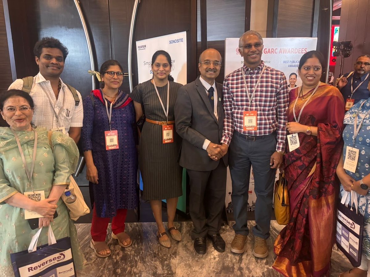 Keerthich1155's tweet photo. At GARC- AORA- APSA 2026. Thank you @BalavenkatSubr1 sir.If opportunity itself is humbling, more gratifying are the reviews from the delegates. Always thankful #garc https://t.co/i0ygiCffVN